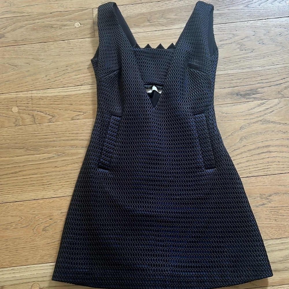 Self Portrait Size 4 Cut out mini dress